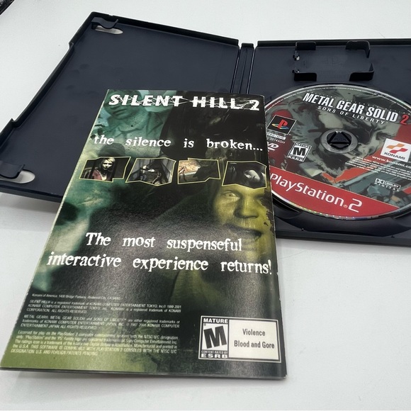 Metal Gear Solid 2: Sons of Liberty-PlayStation 2/PS2 - CIB - Disc is near mint - Picture 12 of 12